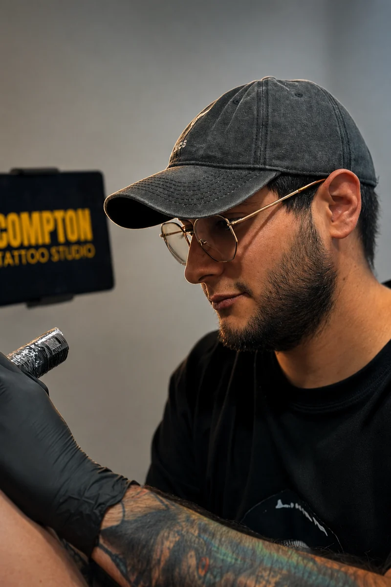 Abraham, tatuador especialista en realismo y tatuajes a color — Compton Tattoo, Alcalá de Henares