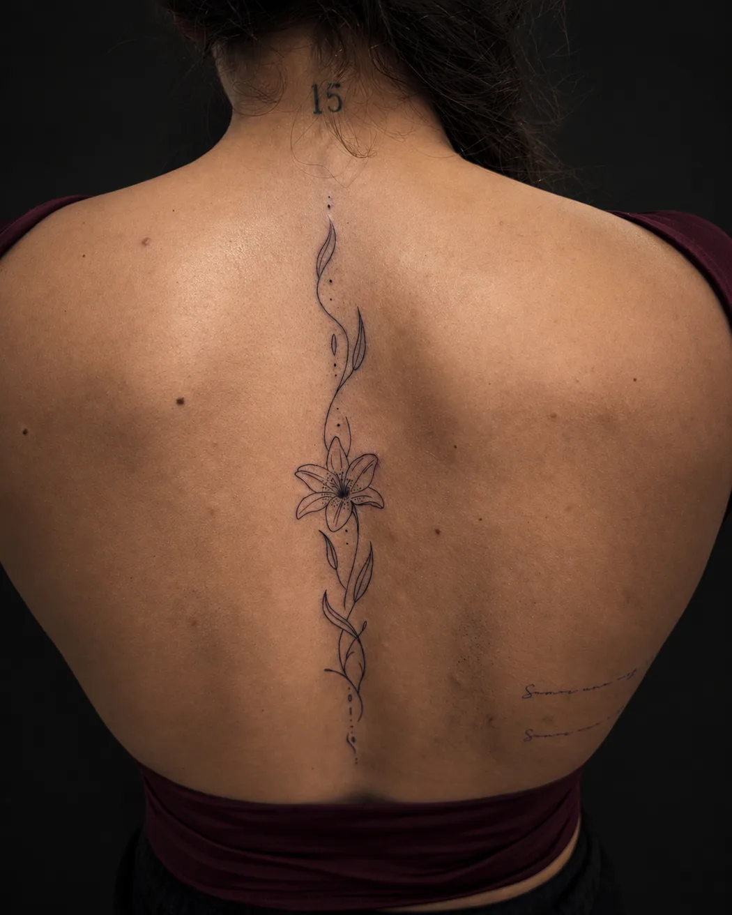 Tatuaje de línea fina hecho por Irene — Compton Tattoo, Alcalá de Henares (01)
