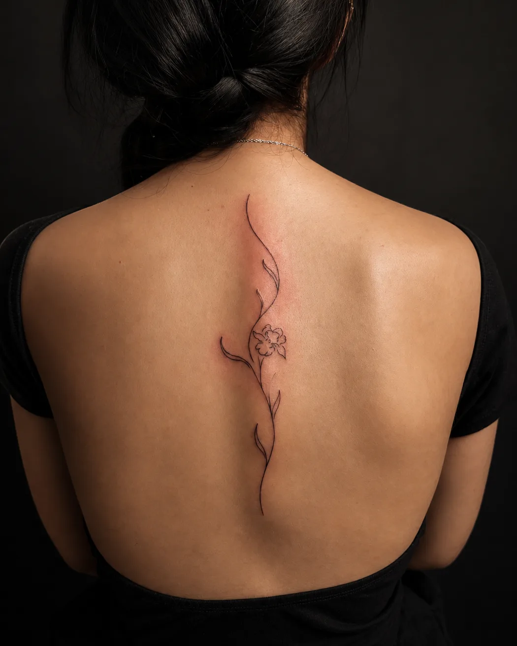 Tatuaje de línea fina hecho por Irene — Compton Tattoo, Alcalá de Henares (03)